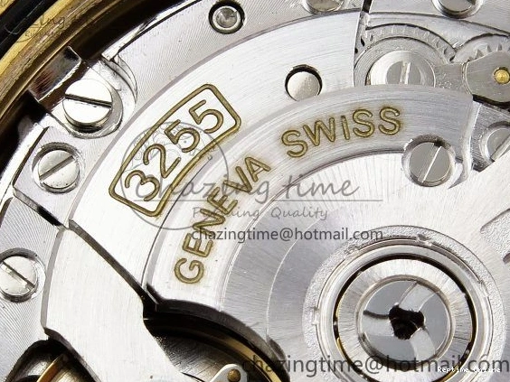 0518 Day Date 40 YG JDF Gain Weight 904L Steel White Roman Dial on President Bracelet VR3255 V Functional 1369